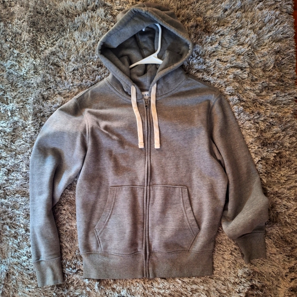 Mens grey old navy zip up (xs)